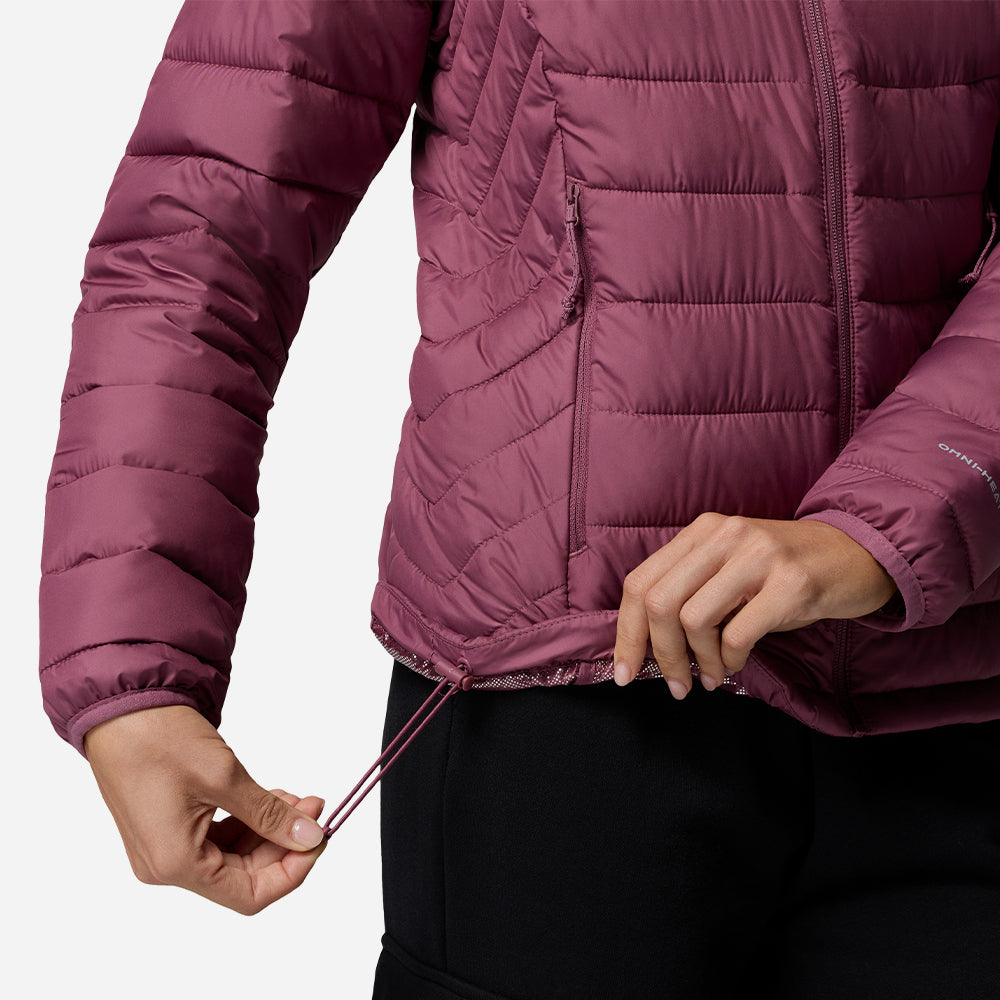 Áo Khoác Nữ Columbia Powder Lite™ II Hooded - Hồng - Supersports Vietnam