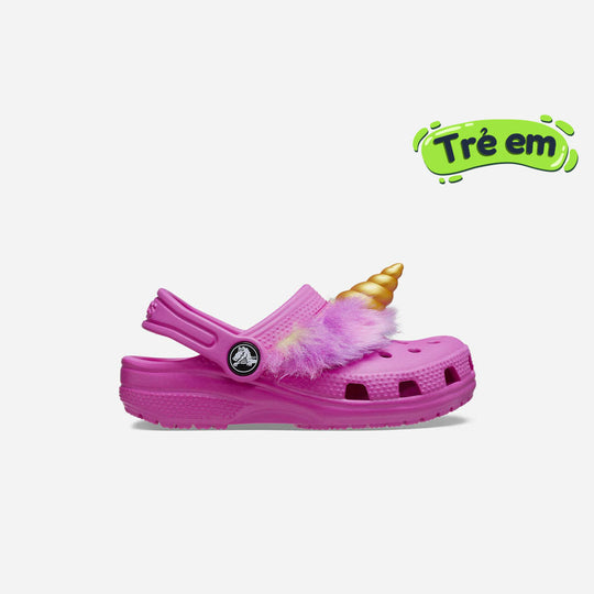 Giày Clog Trẻ Em Crocs Classic I Am Unicorn - Hồng