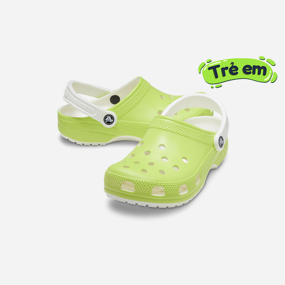 Giày Clog Trẻ Em Crocs Classic Glow In The Dark Toddler - Supersports Vietnam