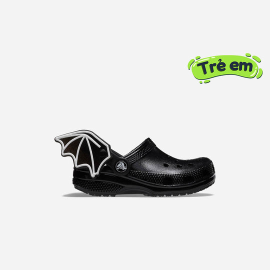 Giày Clog Trẻ Em Crocs Classic I Am Bat - Đen