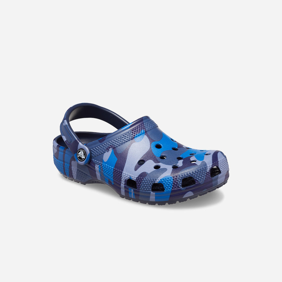 Blue camo outlet crocs