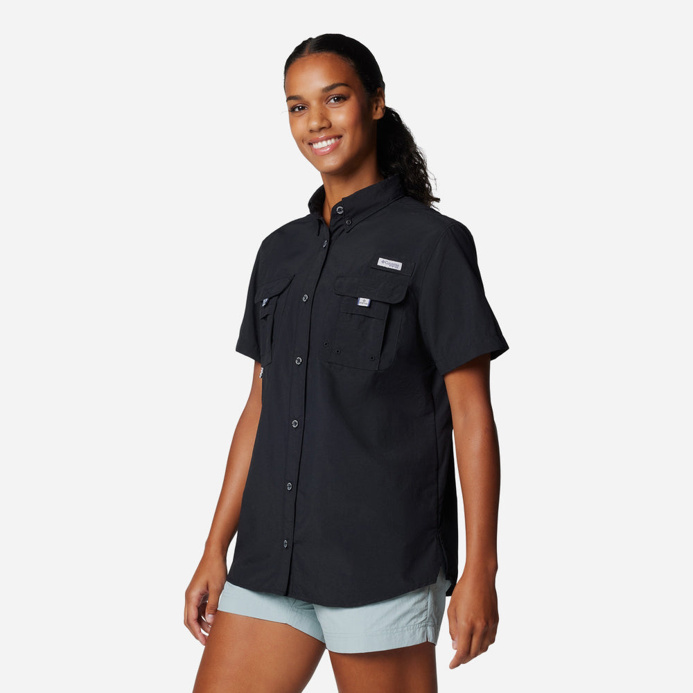 Áo Sơ Mi Ngắn Tay Nữ Columbia Pfg Bahama™ Ii - Đen - Supersports Vietnam