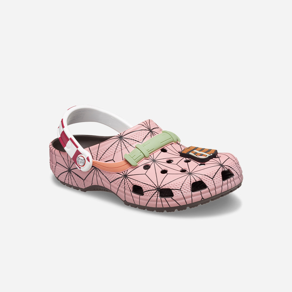 Giày Clog Unisex Crocs Demon Slayer Nezuko Classic - Hồng - Supersports Vietnam