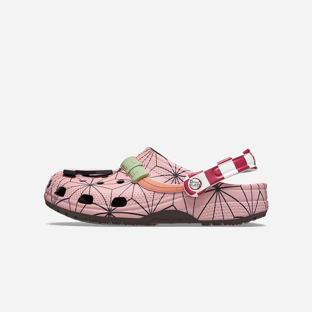 Giày Clog Unisex Crocs Demon Slayer Nezuko Classic - Hồng - Supersports Vietnam