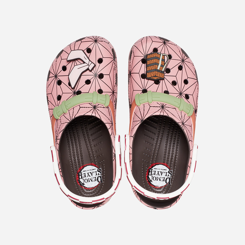 Giày Clog Unisex Crocs Demon Slayer Nezuko Classic - Hồng - Supersports Vietnam