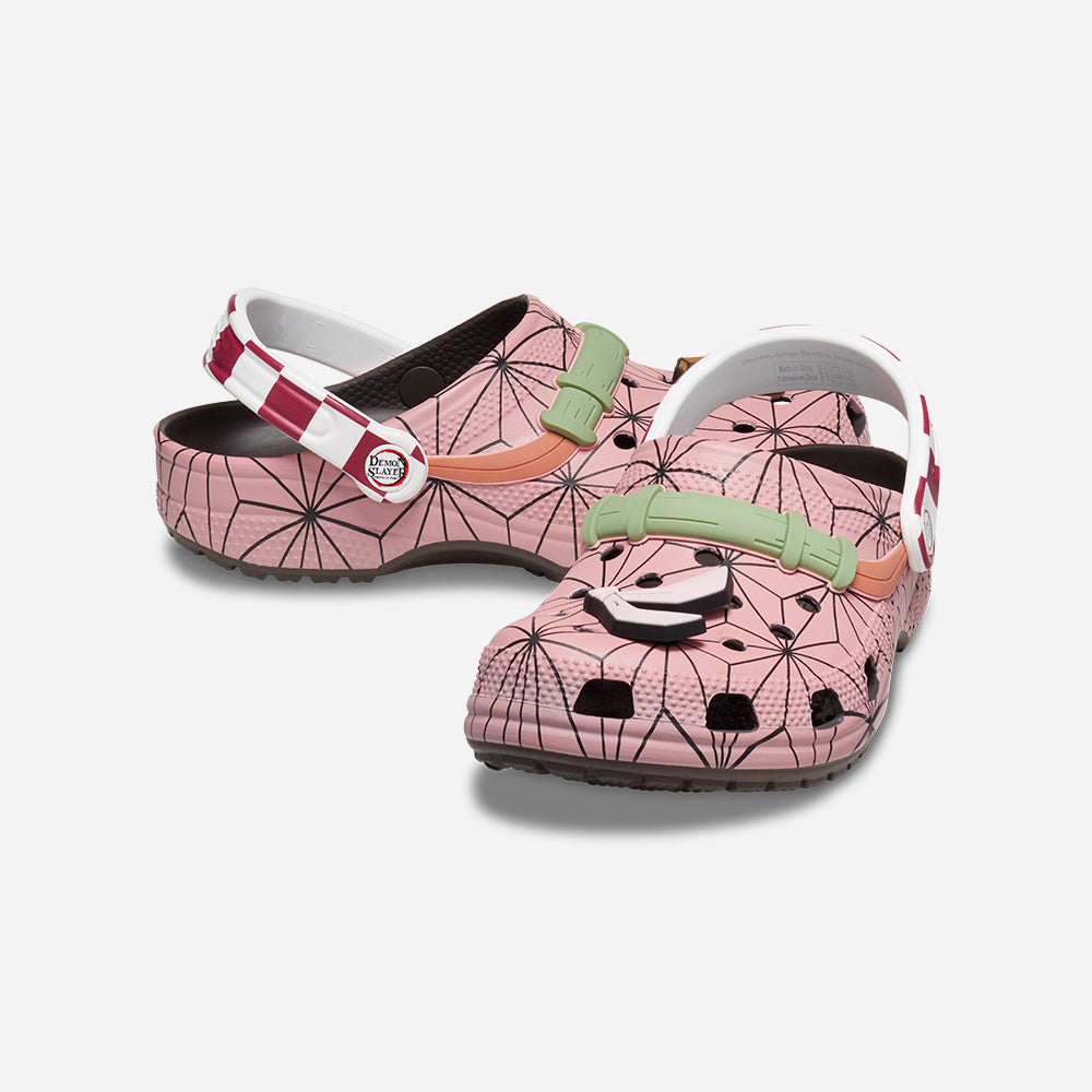 Giày Clog Unisex Crocs Demon Slayer Nezuko Classic - Hồng - Supersports Vietnam