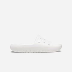 Dép Quai Ngang Unisex Crocs Classic V2 - Trắng