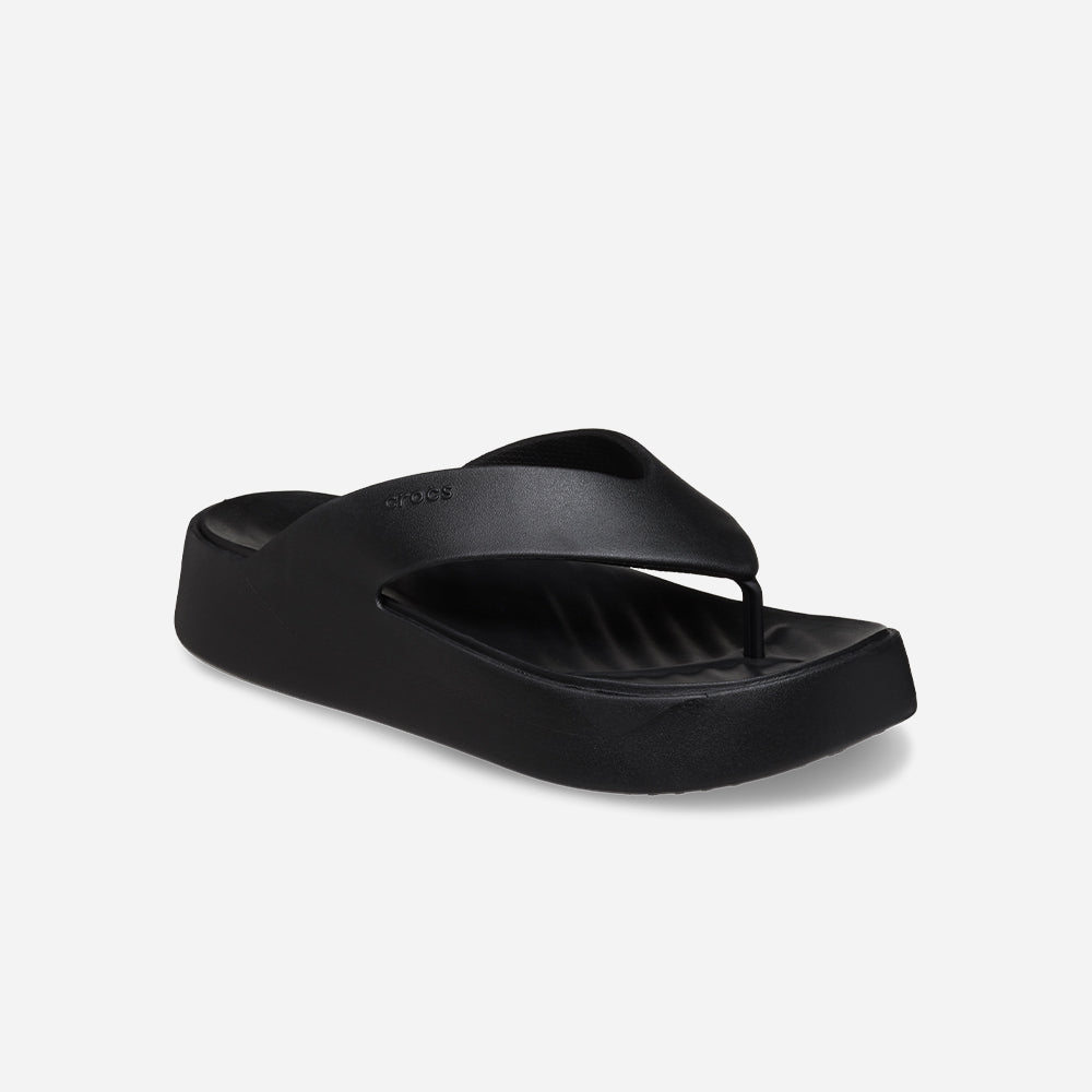 Dép Xỏ Ngón Nữ Crocs Getaway Platform - Đen - Supersports Vietnam
