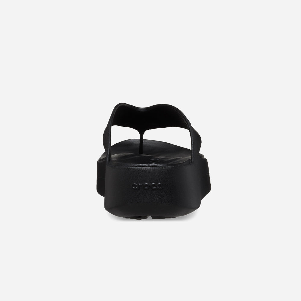 Dép Xỏ Ngón Nữ Crocs Getaway Platform - Đen - Supersports Vietnam