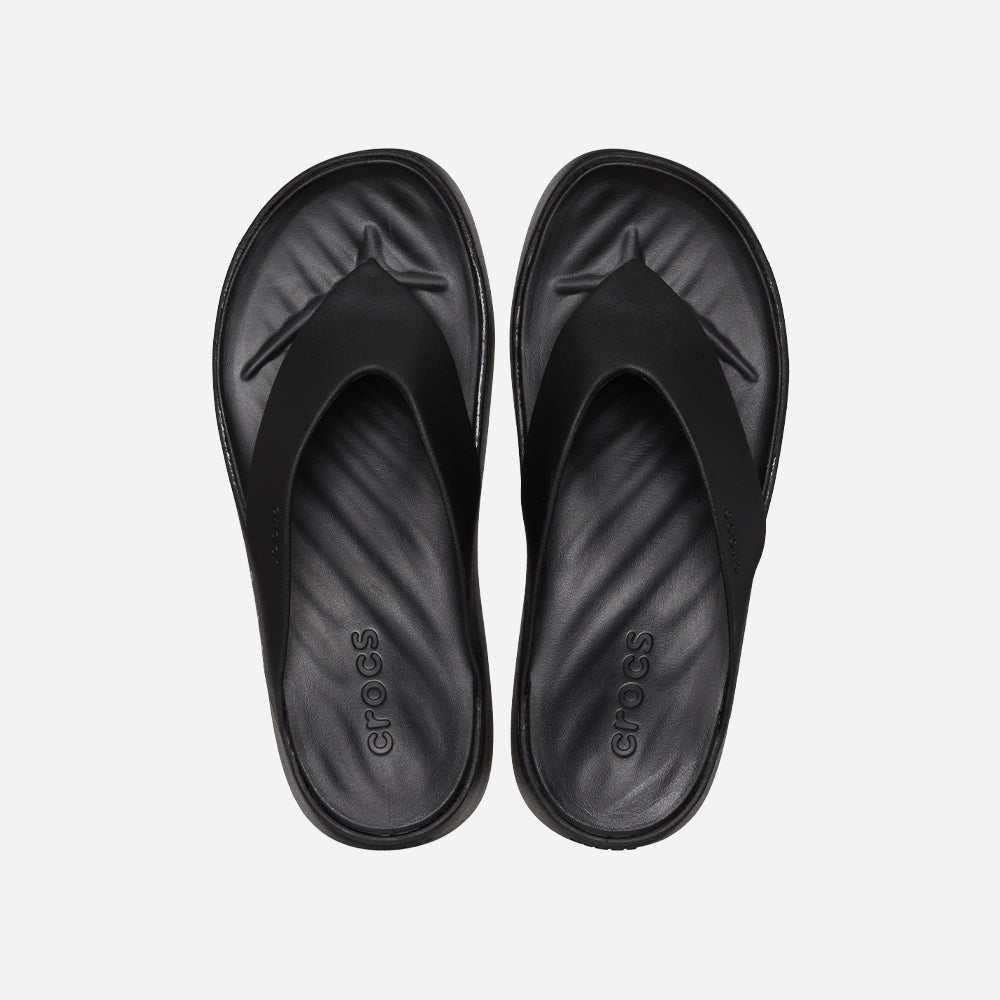 Dép Xỏ Ngón Nữ Crocs Getaway Platform - Đen - Supersports Vietnam