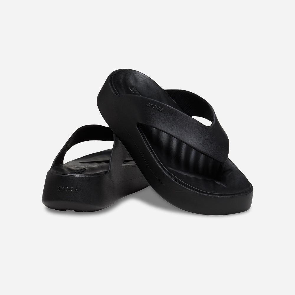 Dép Xỏ Ngón Nữ Crocs Getaway Platform - Đen - Supersports Vietnam