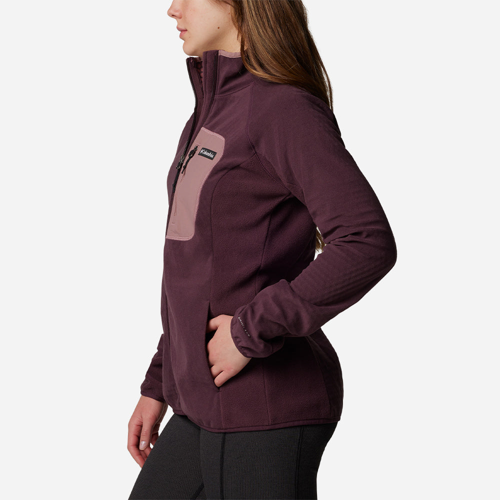 Áo Khoác Nữ Columbia Outdoor Tracks™ Full Zip Ii - Tím - Supersports Vietnam