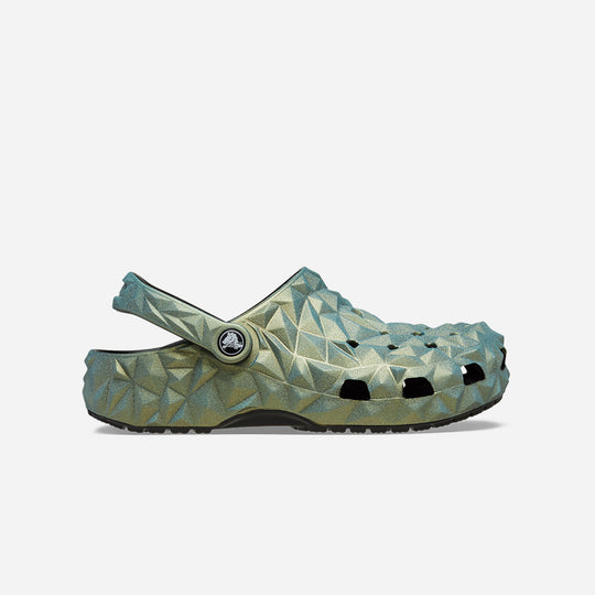 Unisex Crocs Classic Iridescent Geometric Clog - Blue