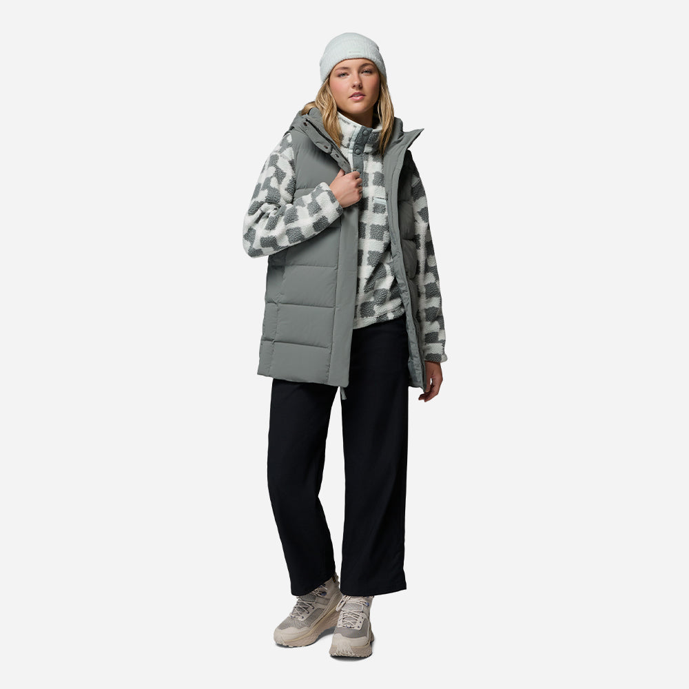Áo Khoác Nữ Columbia Helvetia™ II Printed Cropped Half Snap - Xám - Supersports Vietnam