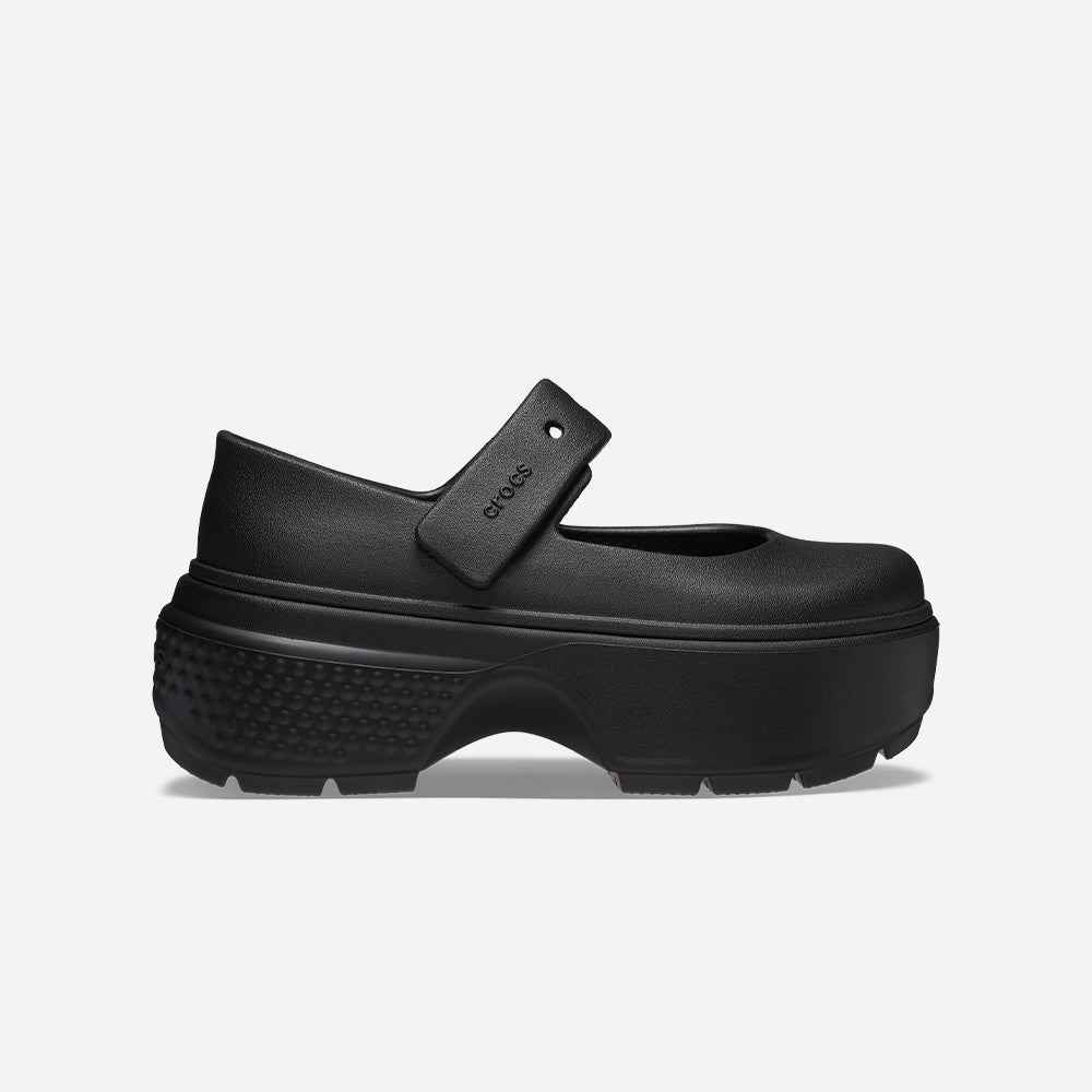 Giày Thời Trang Unisex Crocs Stomp Mary Jane - Đen - Supersports Vietnam