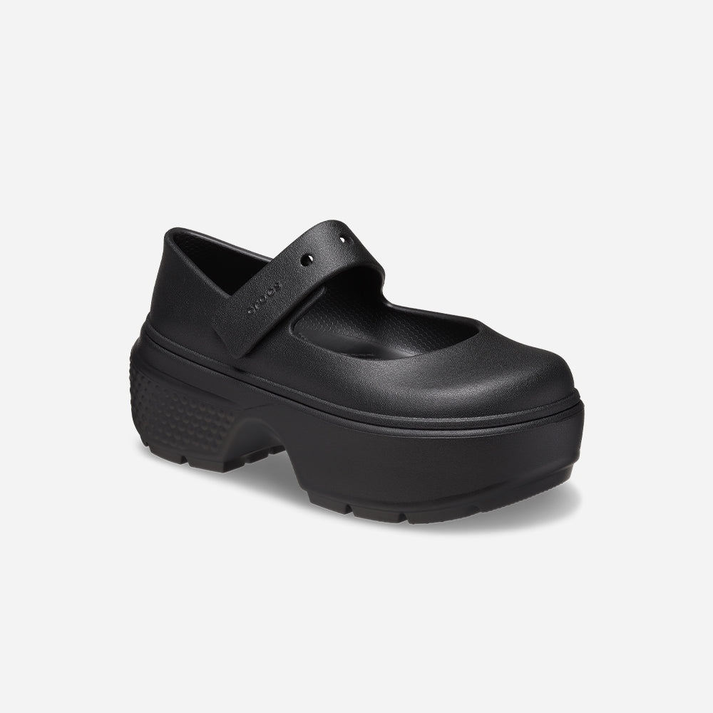 Giày Thời Trang Unisex Crocs Stomp Mary Jane - Đen - Supersports Vietnam