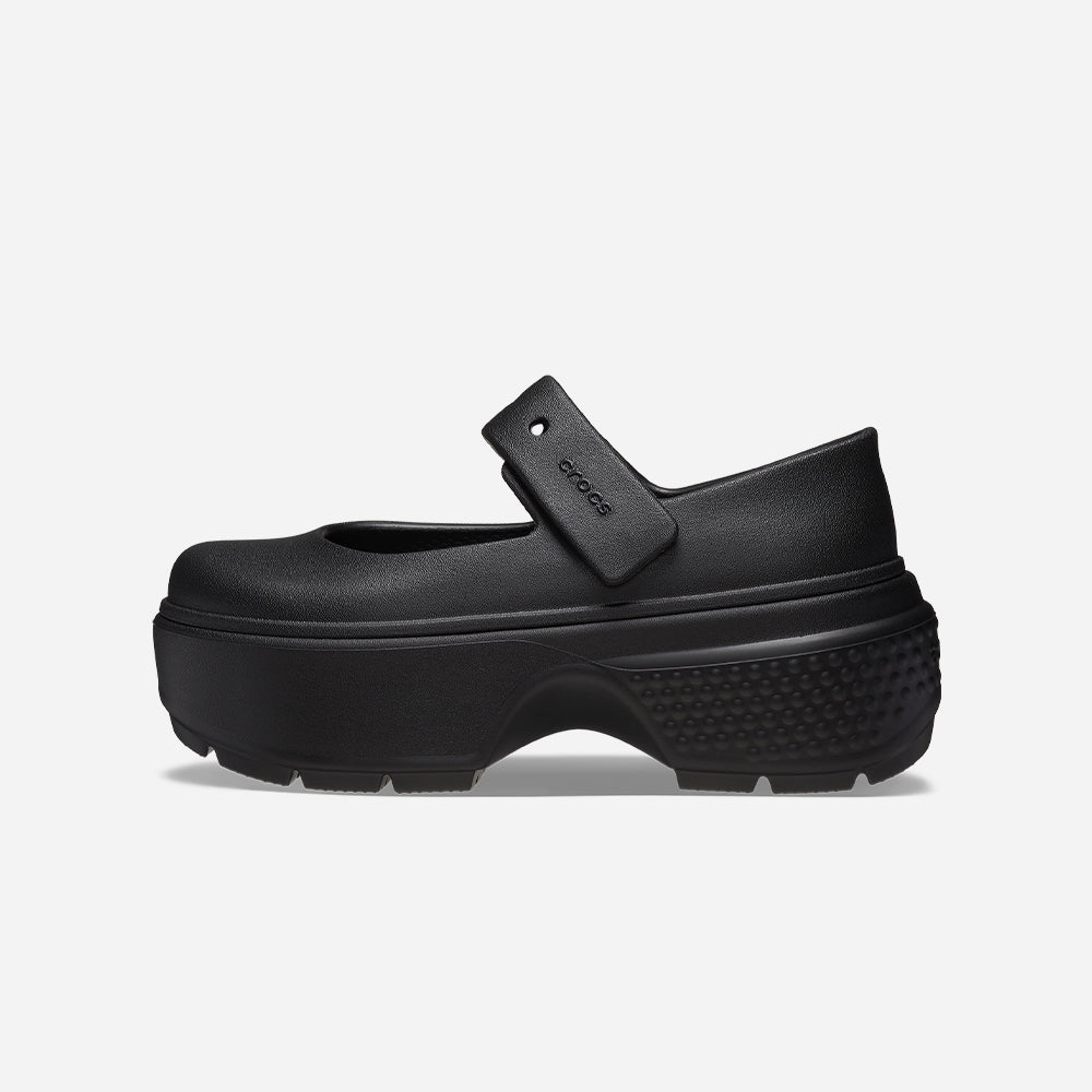 Giày Thời Trang Unisex Crocs Stomp Mary Jane - Đen - Supersports Vietnam