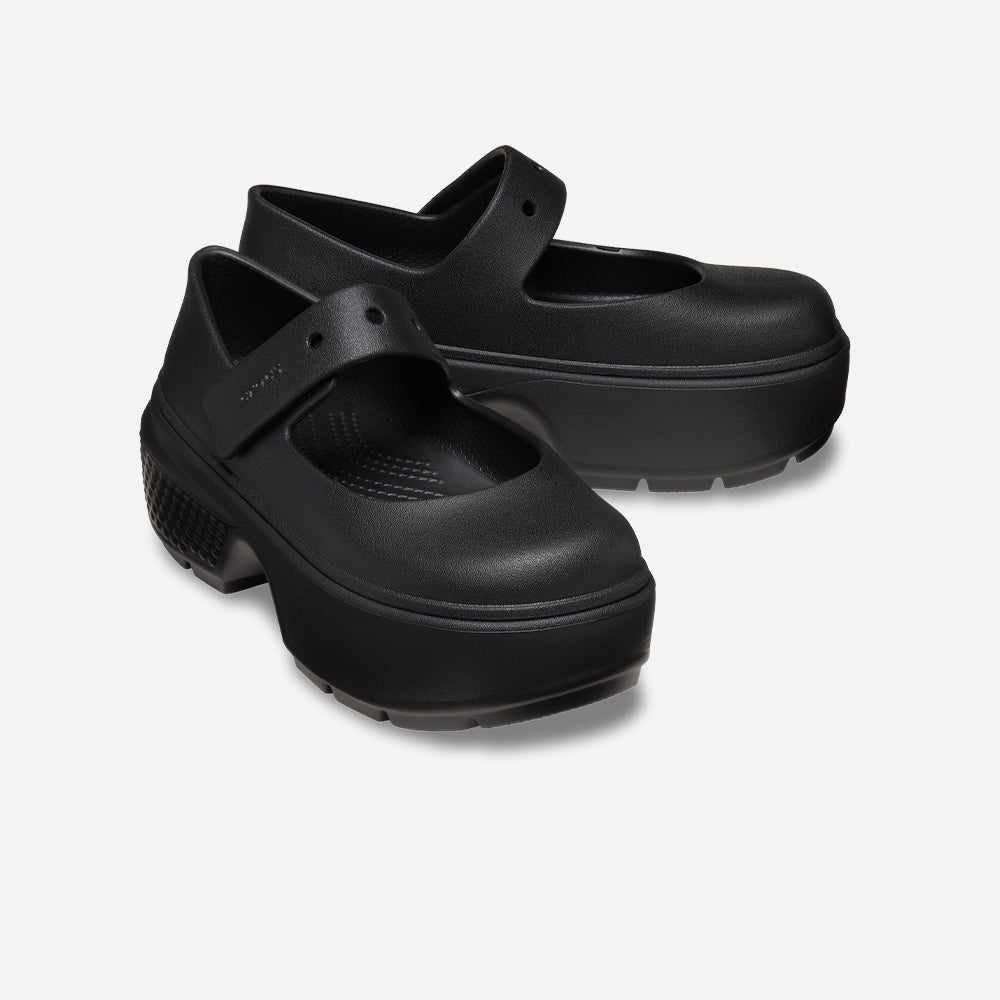 Giày Thời Trang Unisex Crocs Stomp Mary Jane - Đen - Supersports Vietnam
