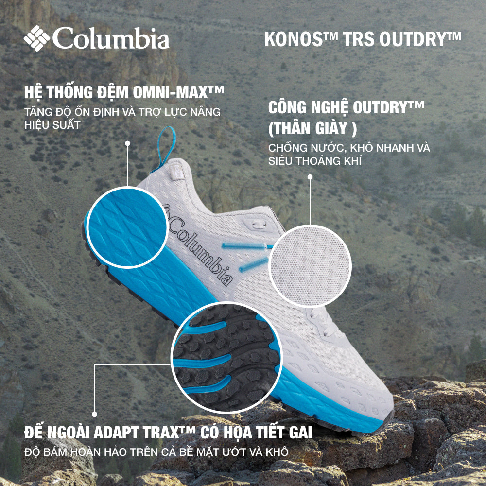 Giày Chạy Trail Nam Columbia Konos™ Trs Outdry™ - Xám - Supersports Vietnam