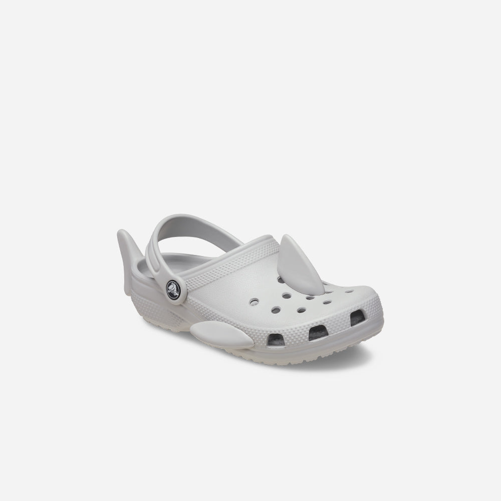 Giày Clog Trẻ Em Crocs Classic Iam Shark - Xám - Supersports Vietnam