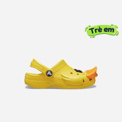 Giày Clog Trẻ Em Crocs Classic Toddler Iam Rubber Ducky - Vàng