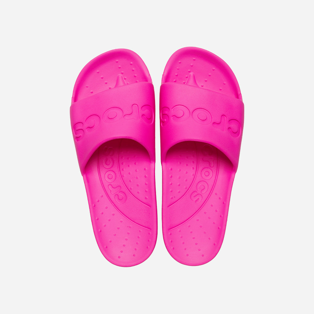Dép Quai Ngang Unisex Crocs Essentials - Hồng - Supersports Vietnam