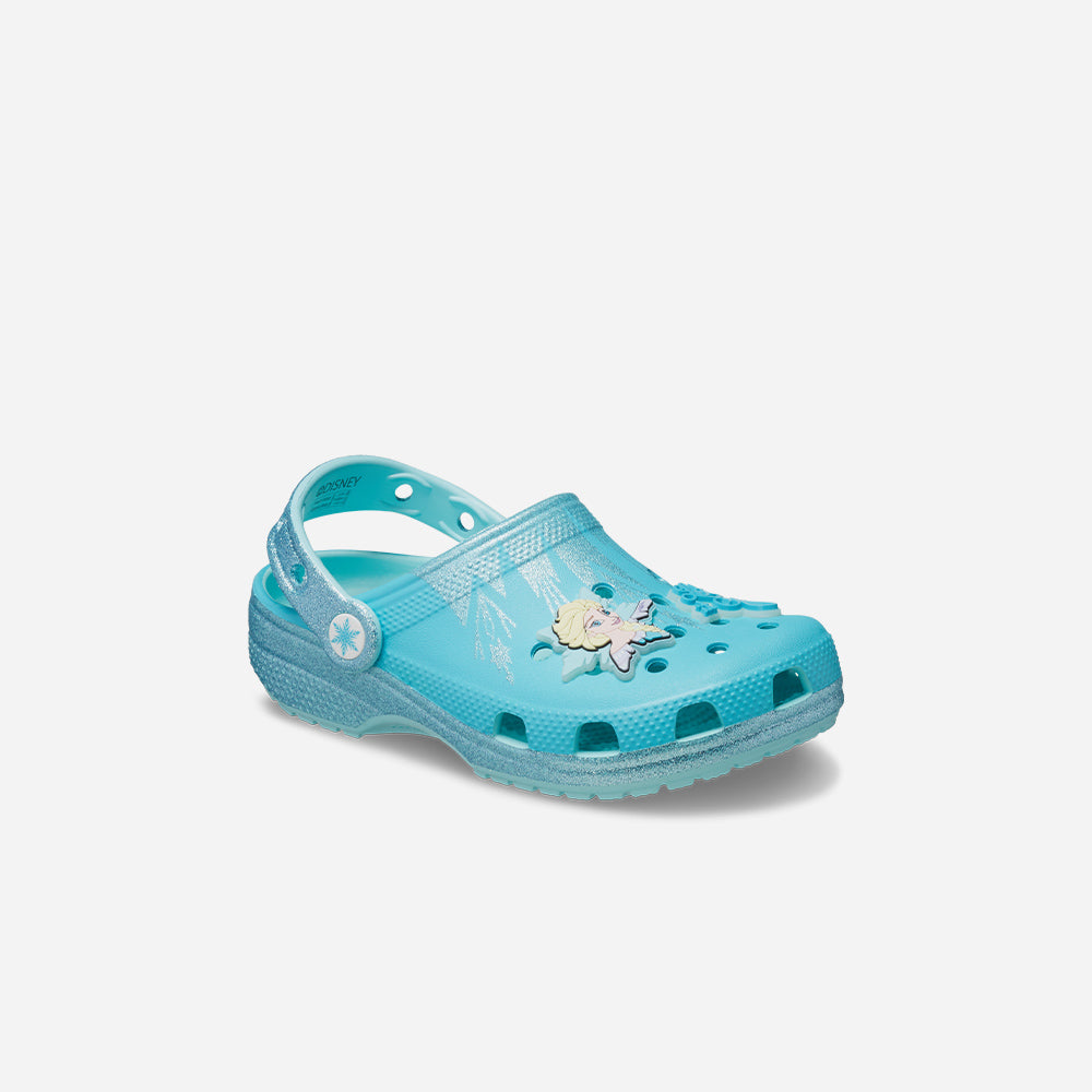 Giày Clog Trẻ Em Crocs Classic Frozen Elsa - Xanh Dương - Supersports Vietnam