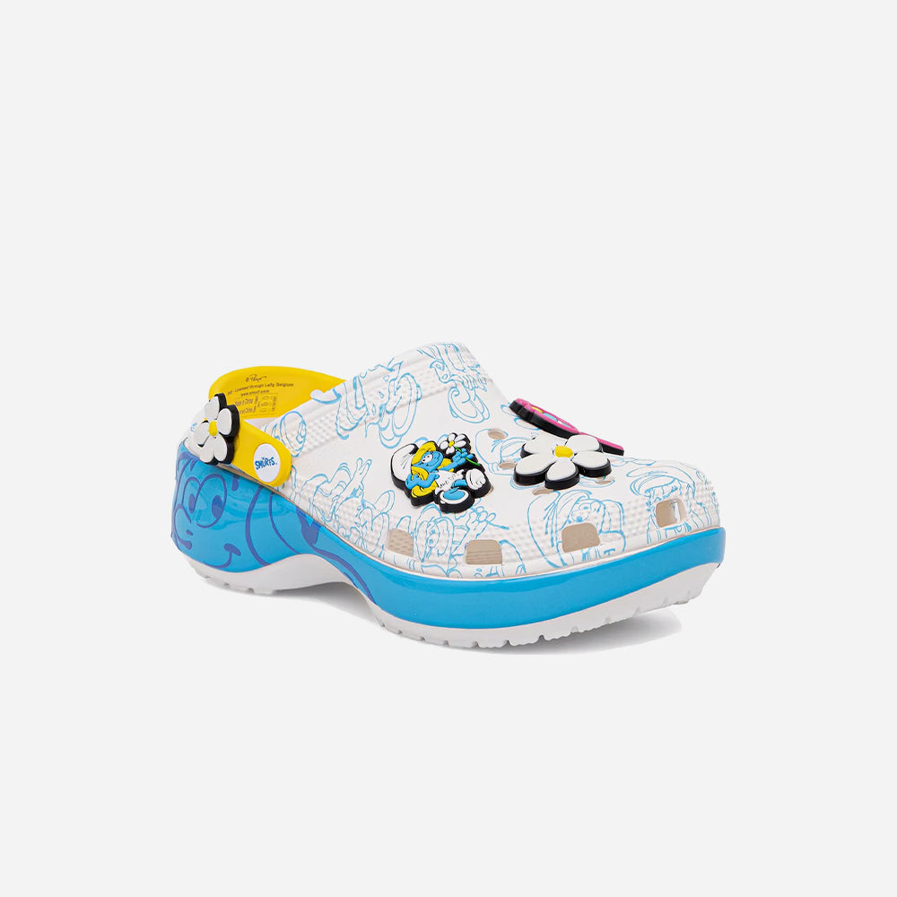 Giày Clog Nữ Crocs Smurfs Platform - Nhiều Màu - Supersports Vietnam