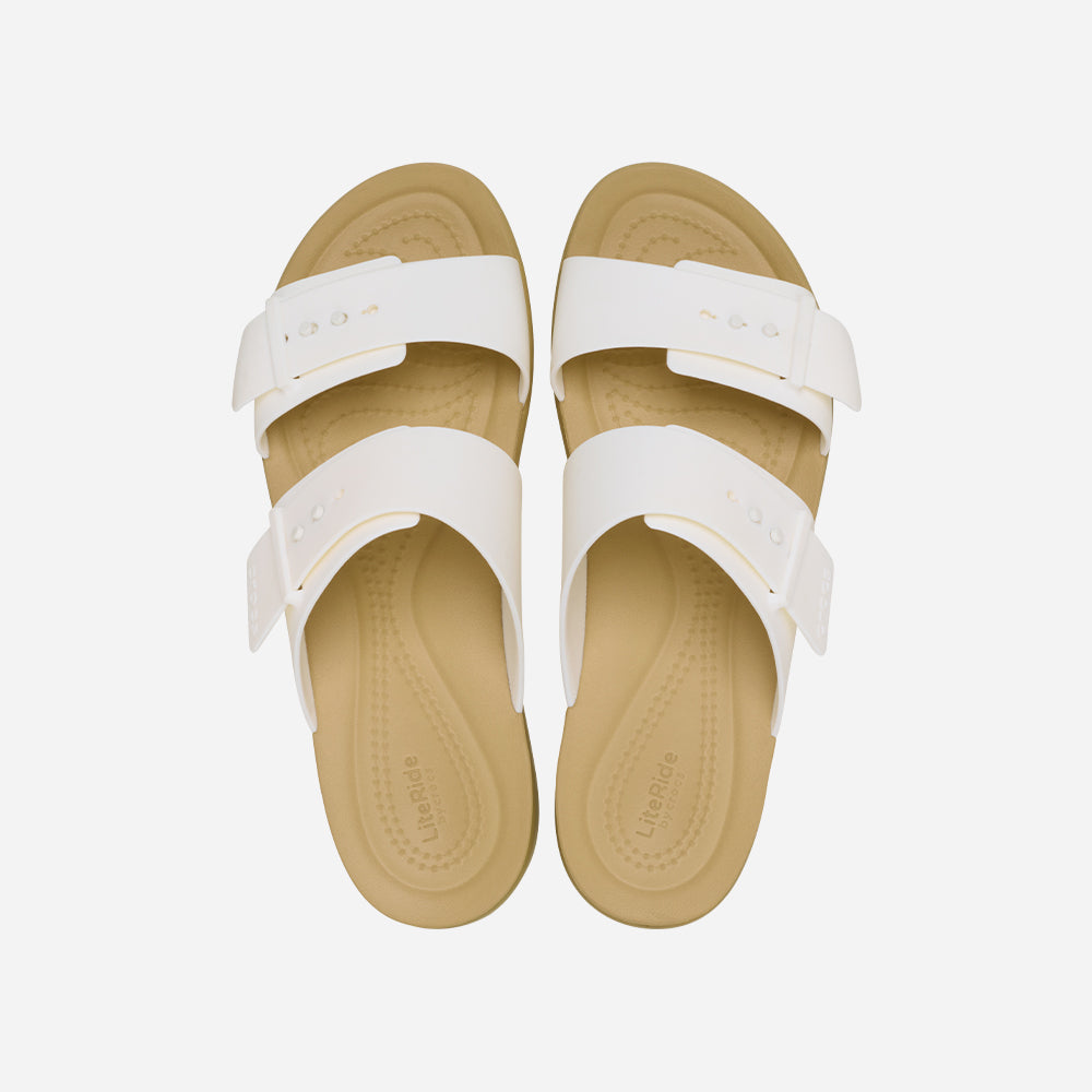 Dép Quai Ngang Nữ Crocs Brooklyn Buckle Low Low - Vàng - Supersports Vietnam