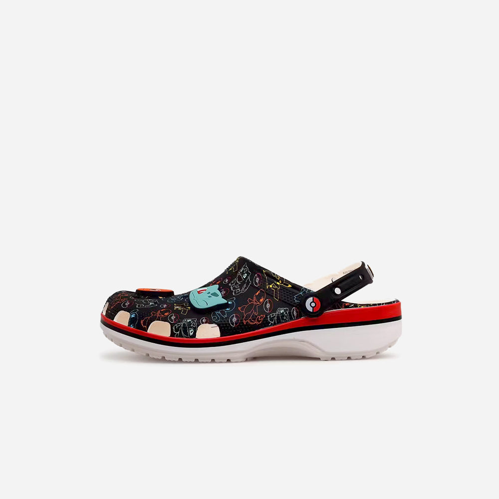 Giày Clog Trẻ Em Crocs Pokemon Print Classic - Đen - Supersports Vietnam