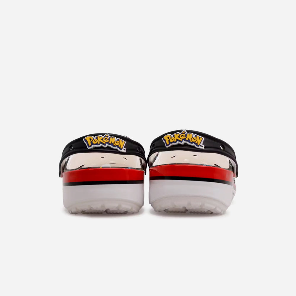 Giày Clog Trẻ Em Crocs Pokemon Print Classic - Đen - Supersports Vietnam