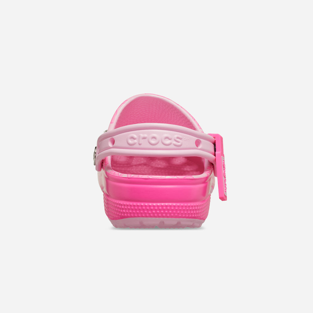 Giày Clog Unisex Crocs Mattel Pink Barbie Classic - Hồng - Supersports Vietnam