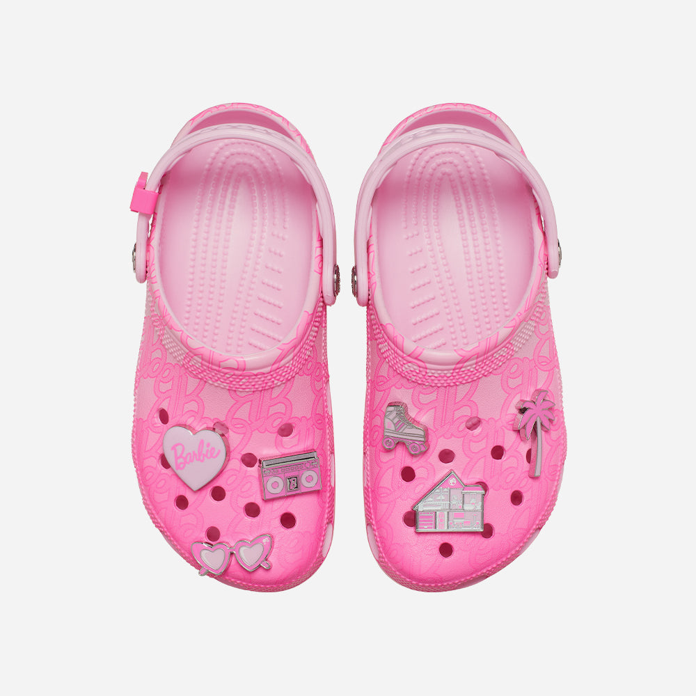 Giày Clog Unisex Crocs Mattel Pink Barbie Classic - Hồng - Supersports Vietnam