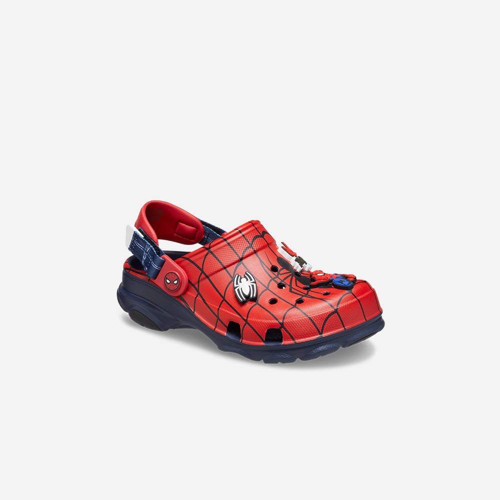 Giày Clog Trẻ Em Crocs Classic Spiderman Web - Đỏ - Supersports Vietnam