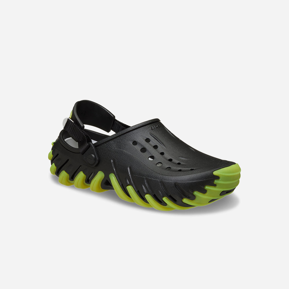 Giày Clog Unisex Crocs Echo Icey Ro - Đen - Supersports Vietnam