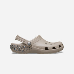 Giày Clog Unisex Crocs Classic Studded - Nâu - Supersports Vietnam