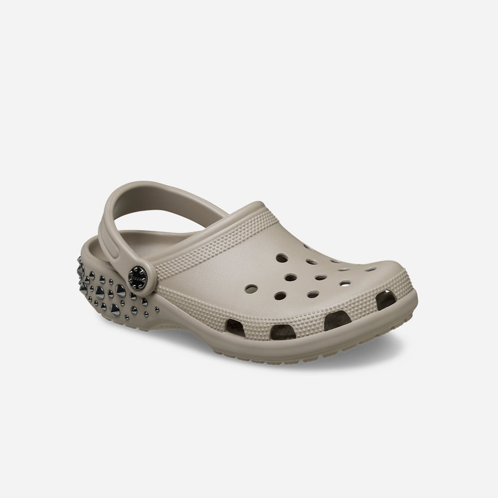 Giày Clog Unisex Crocs Classic Studded - Nâu - Supersports Vietnam