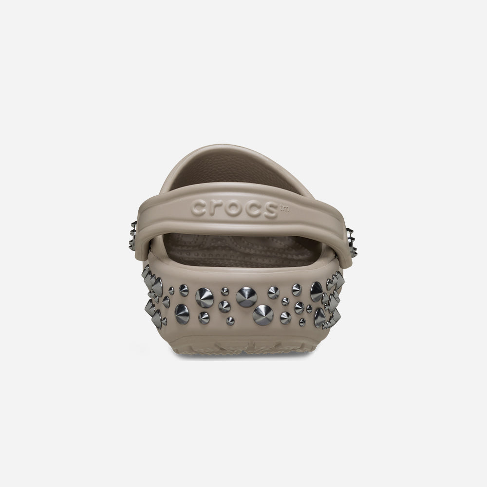 Giày Clog Unisex Crocs Classic Studded - Nâu - Supersports Vietnam