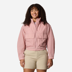 Women's Columbia Paracutie™ Cropped Cargo Windbreaker Jacket - Pink