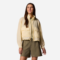 Women's Columbia Paracutie™ Cropped Cargo Windbreaker Jacket - Yellow