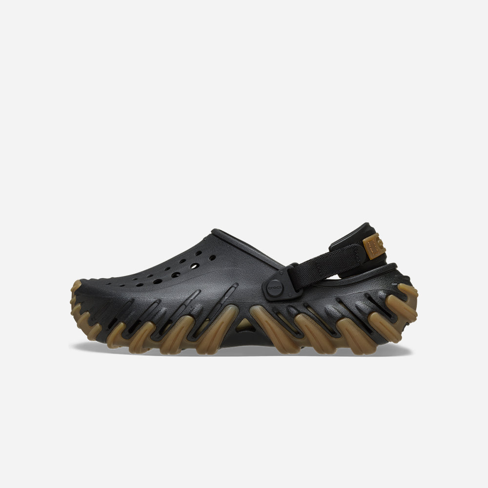 Giày Clog Unisex Crocs Echo Gum Ro - Đen - Supersports Vietnam