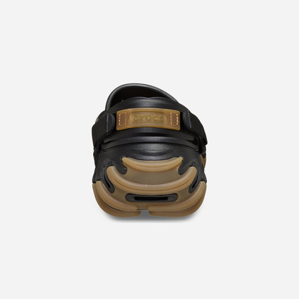 Giày Clog Unisex Crocs Echo Gum Ro - Đen - Supersports Vietnam