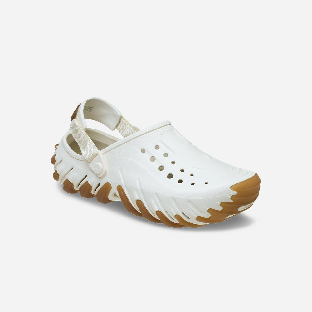 Giày Clog Unisex Crocs Echo Gum Ro - Trắng - Supersports Vietnam