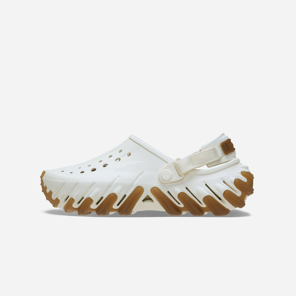 Giày Clog Unisex Crocs Echo Gum Ro - Trắng - Supersports Vietnam