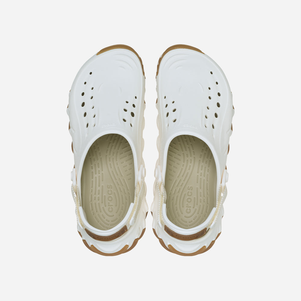 Giày Clog Unisex Crocs Echo Gum Ro - Trắng - Supersports Vietnam