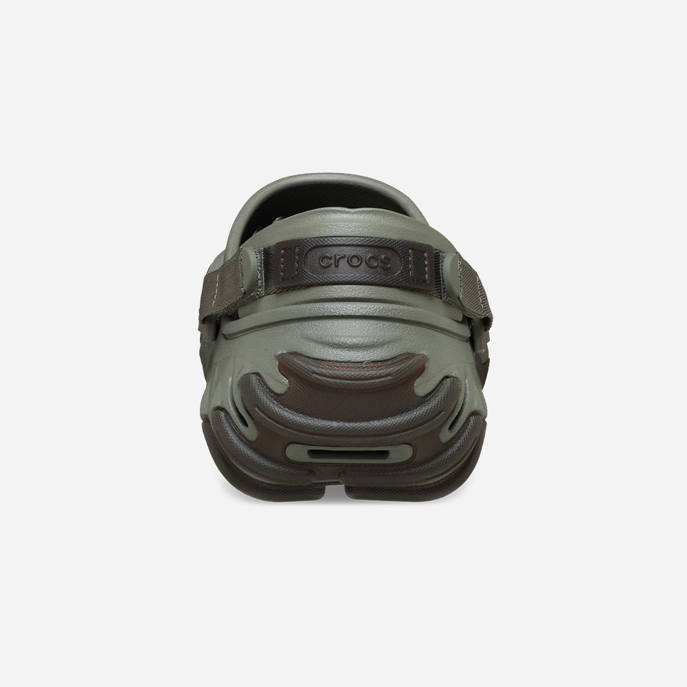 Giày Clog Unisex Crocs Echo Gum RO - Xanh Quân Đội - Supersports Vietnam