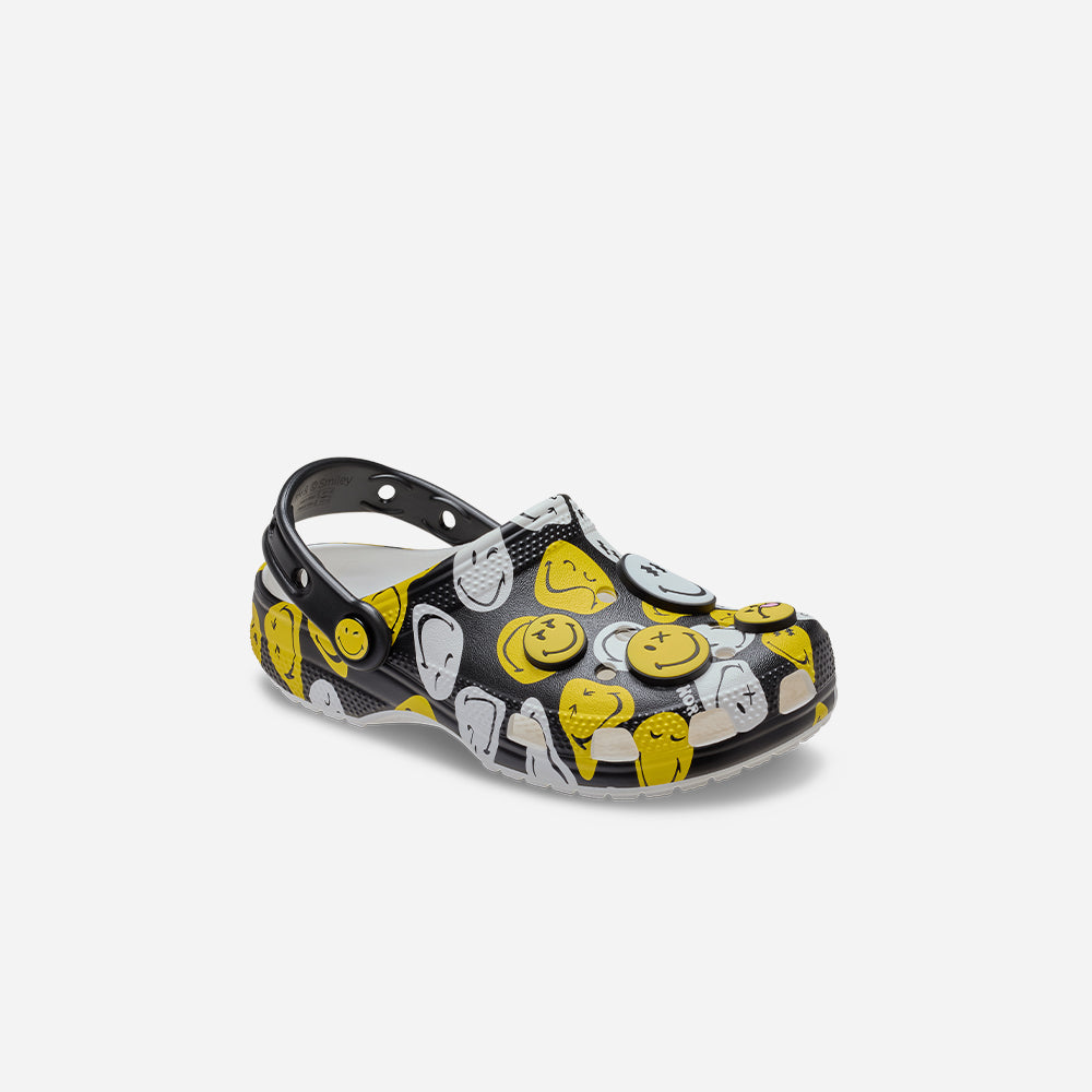 Giày Clog Trẻ Em Crocs Classic Smiley - Vàng - Supersports Vietnam
