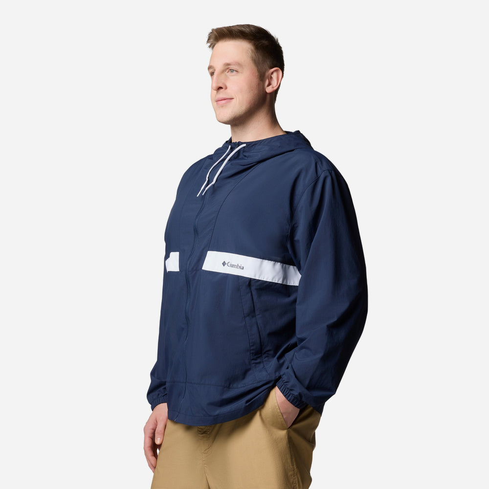 Áo Khoác Nam Columbia Spire Valley™ Hooded Windbreaker - Xanh Navy - Supersports Vietnam
