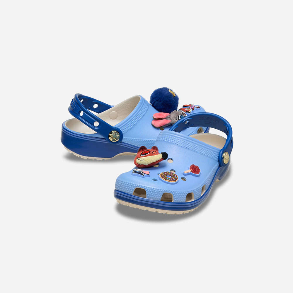 Giày Clog Trẻ Em Crocs Classic Zootopia - Xanh Dương - Supersports Vietnam
