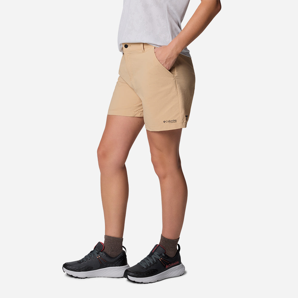 Quần Ngắn Nữ Columbia Summit Valley™ Ii - Vàng - Supersports Vietnam